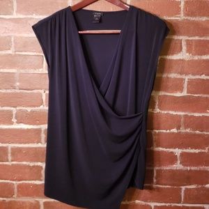 Ann Taylor Faux Wrap Blouse